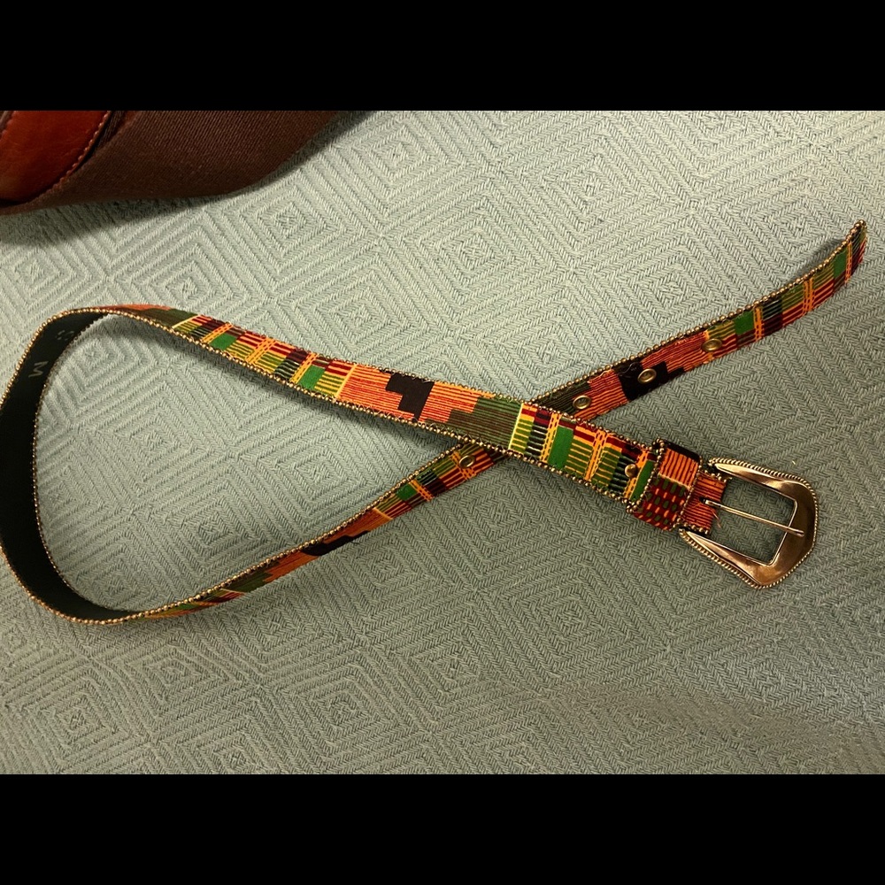 Vintage patterned belt